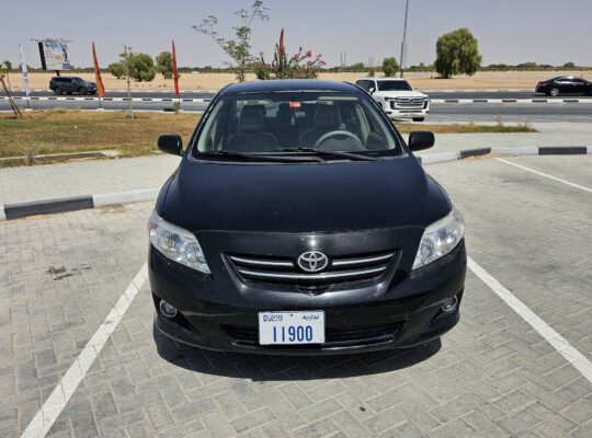 TOYOTA COROLLA 2008, AUTOMATIC GEAR, GCC SPECS FOR SALE