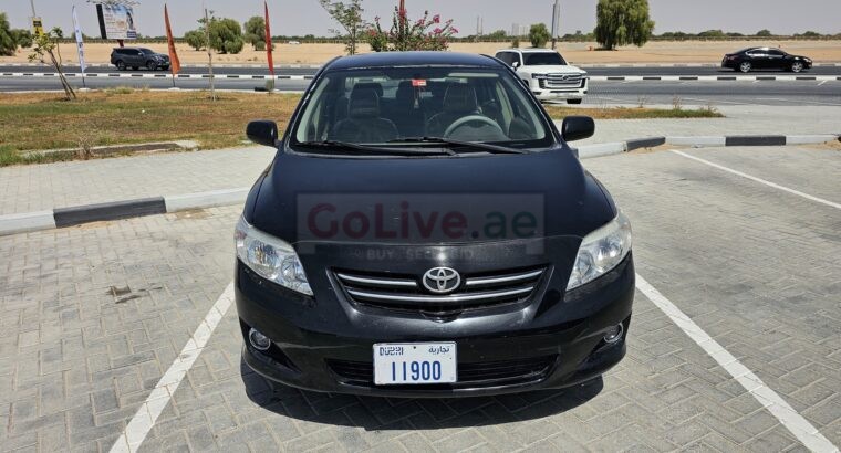 TOYOTA COROLLA 2008, AUTOMATIC GEAR, GCC SPECS FOR SALE