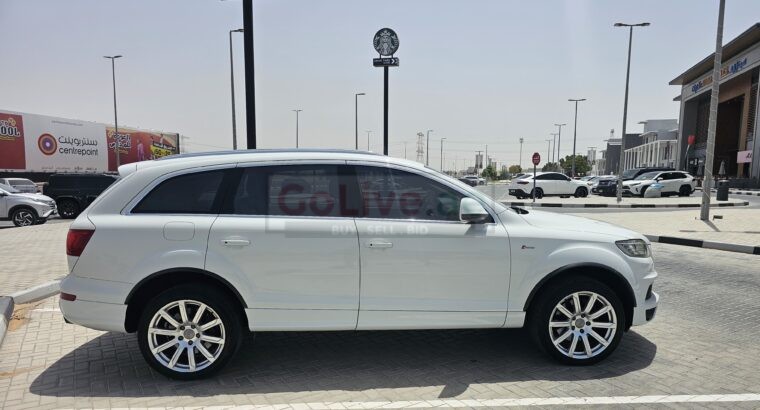 AUDI Q7 2013, EXCLUSIVE S-LINE, QUATTRO, SUPERCHARGER FOR SALE