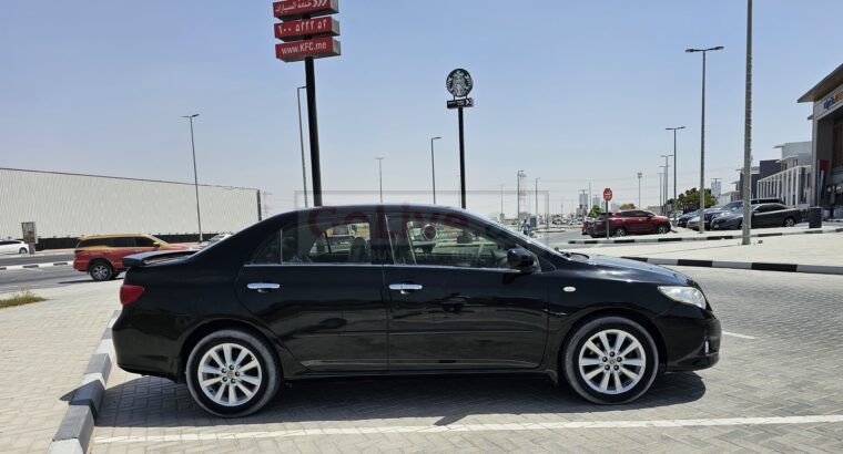 TOYOTA COROLLA 2008, AUTOMATIC GEAR, GCC SPECS FOR SALE