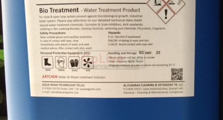 Cooling tower water treatment chemicals