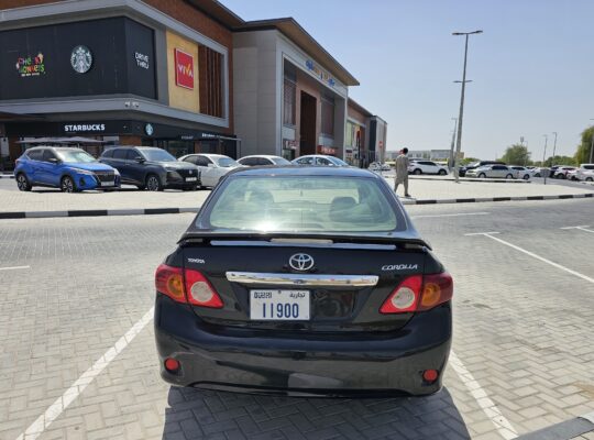 TOYOTA COROLLA 2008, AUTOMATIC GEAR, GCC SPECS FOR SALE