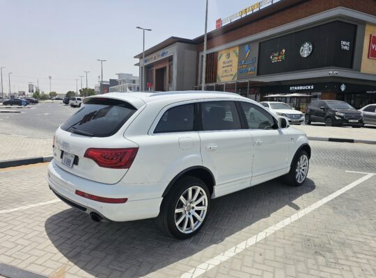 AUDI Q7 2013, EXCLUSIVE S-LINE, QUATTRO, SUPERCHARGER FOR SALE