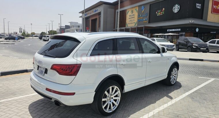 AUDI Q7 2013, EXCLUSIVE S-LINE, QUATTRO, SUPERCHARGER FOR SALE