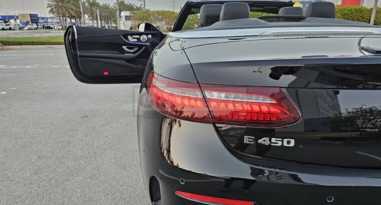 MERCEDES E450, 2023, US SPECS, CONVERTIBLE CAR FOR SALE