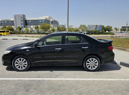 TOYOTA COROLLA 2008, AUTOMATIC GEAR, GCC SPECS FOR SALE