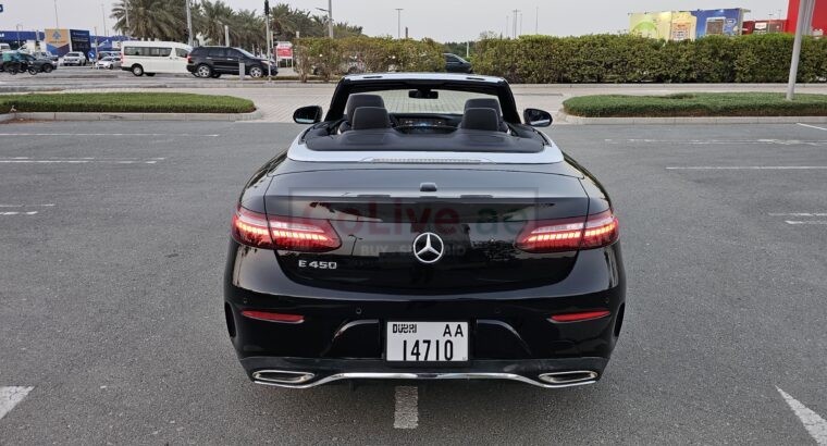 MERCEDES E450, 2023, US SPECS, CONVERTIBLE CAR FOR SALE