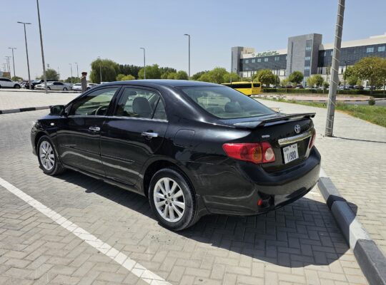 TOYOTA COROLLA 2008, AUTOMATIC GEAR, GCC SPECS FOR SALE