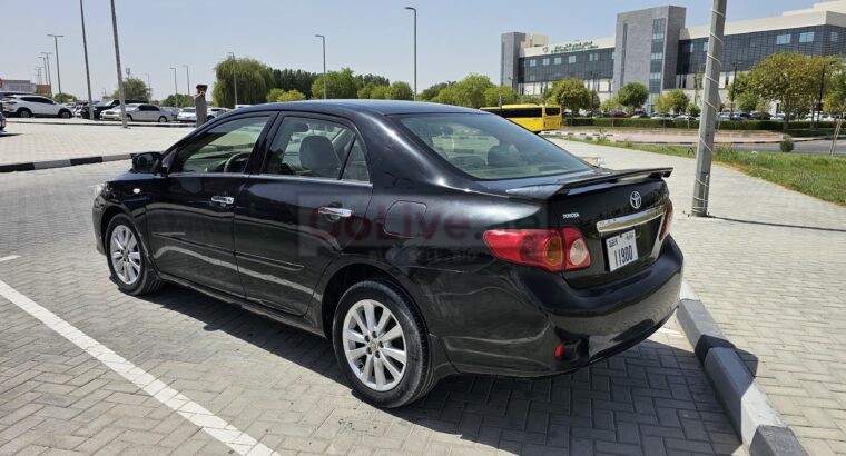 TOYOTA COROLLA 2008, AUTOMATIC GEAR, GCC SPECS FOR SALE