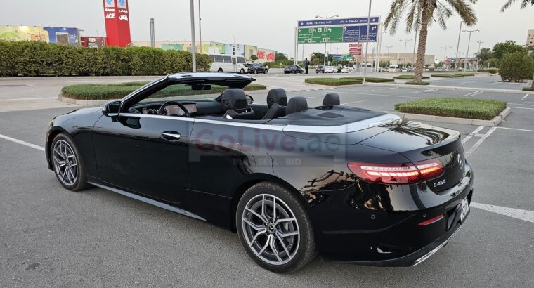 MERCEDES E450, 2023, US SPECS, CONVERTIBLE CAR FOR SALE