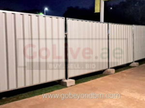 Gi Corrugated Fence / Pvc Hoarding Fence