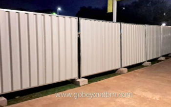 Gi Corrugated Fence / Pvc Hoarding Fence