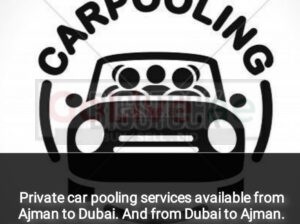 Carpooling available from Dubai to Ajman