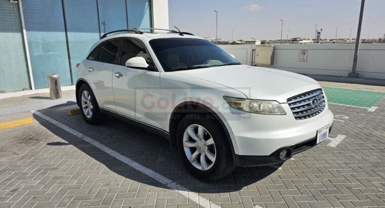 Infiniti fx35 Fully Loaded, GCC, Less kms Driven, 1st Owner