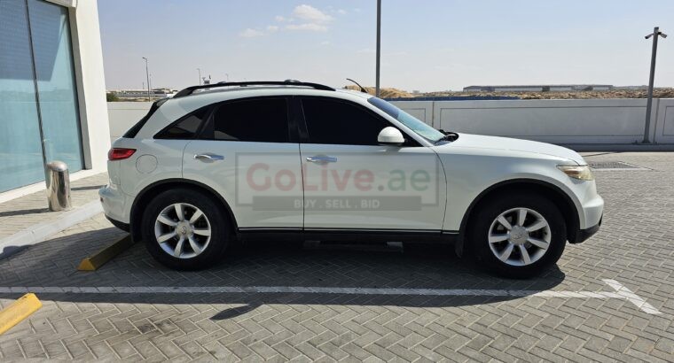 Infiniti fx35 Fully Loaded, GCC, Less kms Driven, 1st Owner