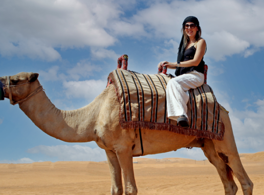 Morning Desert Safari with Camel ride +971 54 470 0431