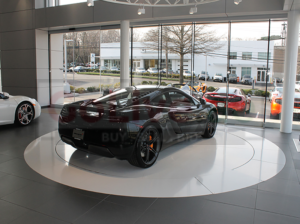 Luxury car turntable in Ajman