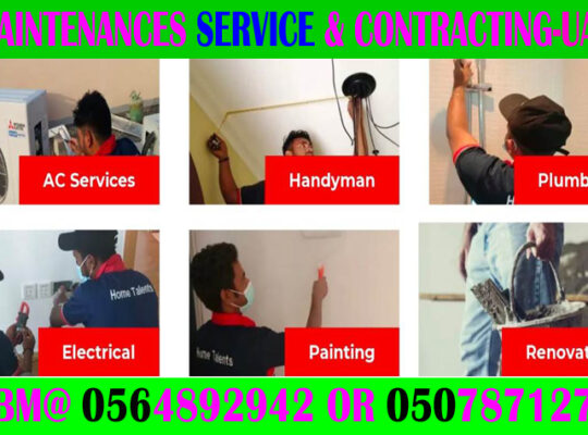 Office Maintenance Decoration Contractor ajman Dubai Sharjah