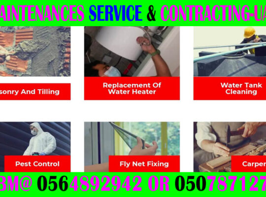 Office Maintenance Decoration Contractor ajman Dubai Sharjah