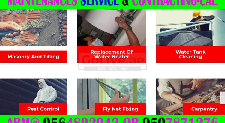 Office Maintenance Decoration Contractor ajman Dubai Sharjah