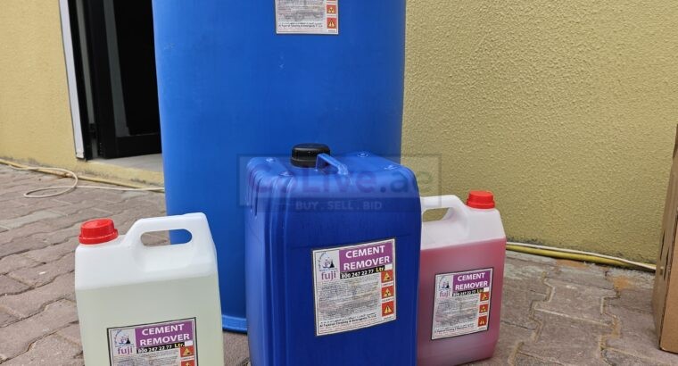 Cement remover for tools ( Construction Tools Cleaning Acid in Ras Al Khaimah UAE )