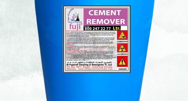 Cement remover ( Cement Scale Remover Chemical Supplier in Bidbid City of Oman )