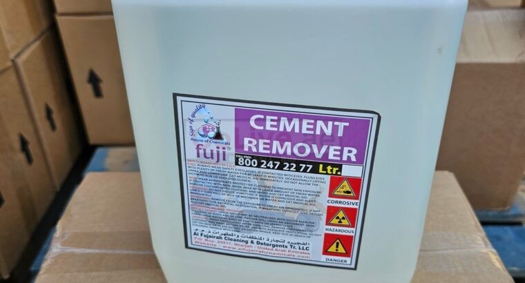 Cement remover ( Cement Scale Remover Chemical factory in Sajaa ind Area Sharjah )