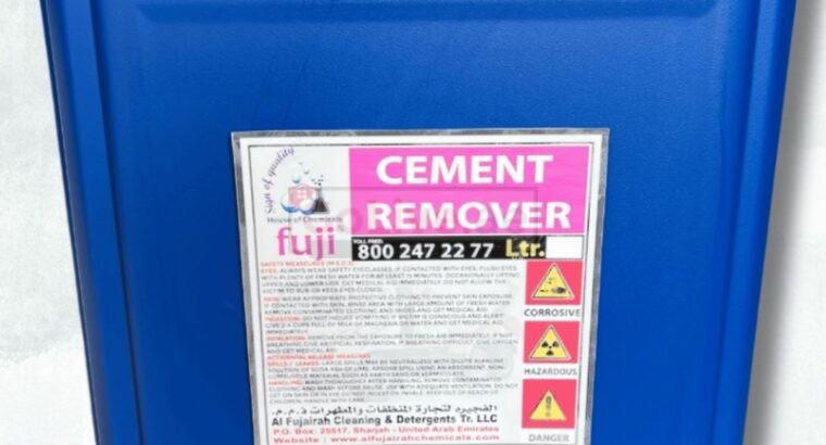 Cement remover ( Cement Scale Remover Chemical Supplier in Bidbid City of Oman )