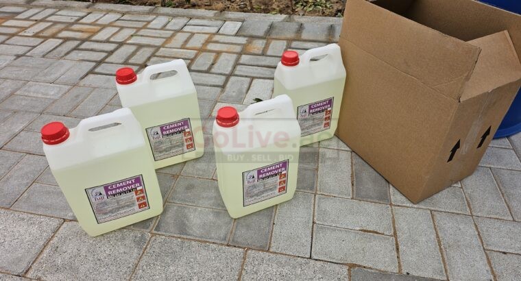 Cement remover for tools ( Construction Tools Cleaning Acid in Ras Al Khaimah UAE )