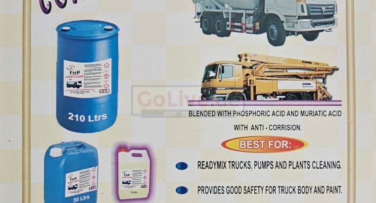 GelAcid Trucks Cement Remover Chemical 200 LTR DRUM 750 AED