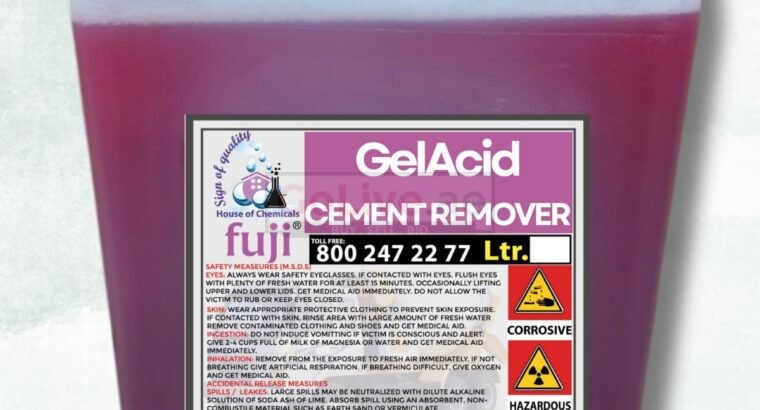 GelAcid Concrete Truck Cleaner