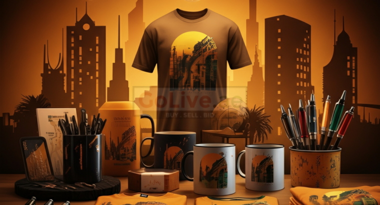 Customized T Shirts, Pens, Gifts printing in Dubai