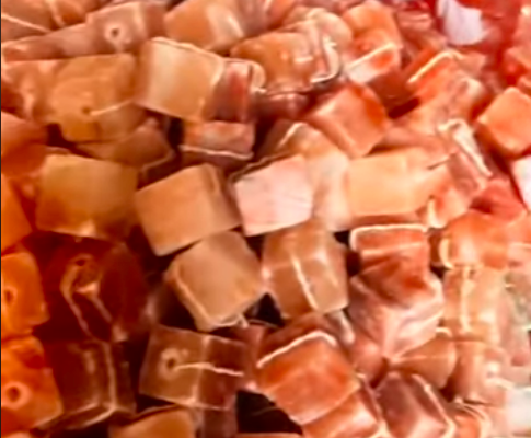 Pink rock salt for livestock ( Himalayan salt licks for animals in OMAN )