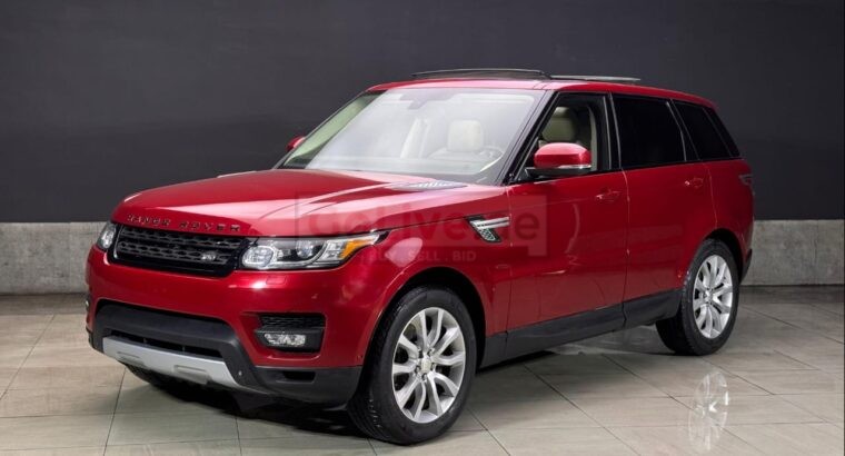 2014 I RANGE ROVER SPORT I HSE I FULL OPTION I Chery Red Limited Edition | Luxury Interiors