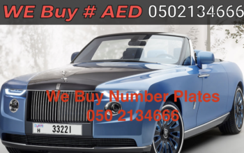 Collector car plates Buyer in Dubai and UAE