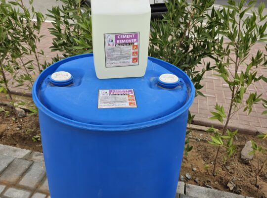 Industrial cement remover delivery in UAE ( GelAcid Cement Remover )
