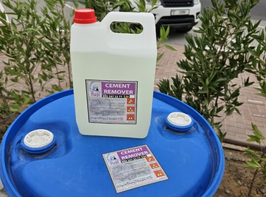 Industrial cement remover delivery in UAE ( GelAcid Cement Remover )