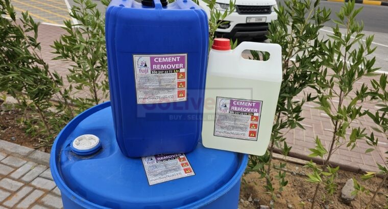 Best industrial cement remover for heavy machinery ( GelAcid Cement Remover in UAE )