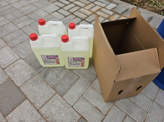 Industrial cement remover delivery in UAE ( GelAcid Cement Remover )