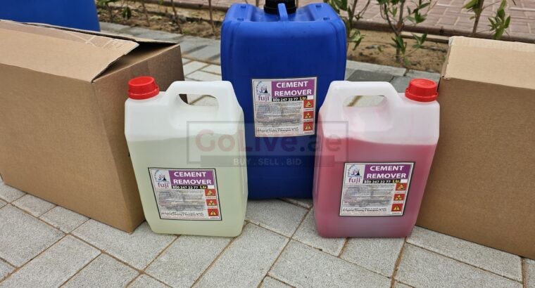 Industrial cement remover for construction sites ( construction sites Cleaning Chemicals Supplier in UAE )