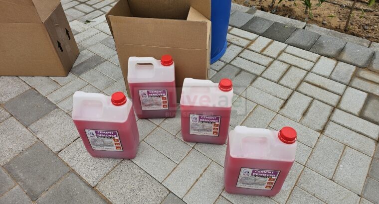 Industrial cement remover for tools and equipment ( Heavy machinery Cleaning Chemical in UAE )