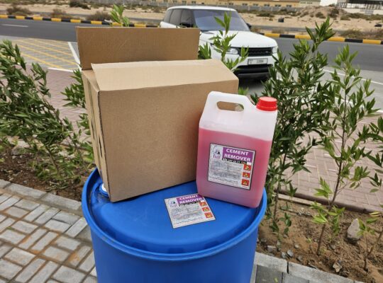 Best way to remove dried cement ( Fuji Cement Cement Remover in UAE )