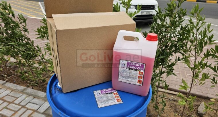 Best way to remove dried cement ( Fuji Cement Cement Remover in UAE )