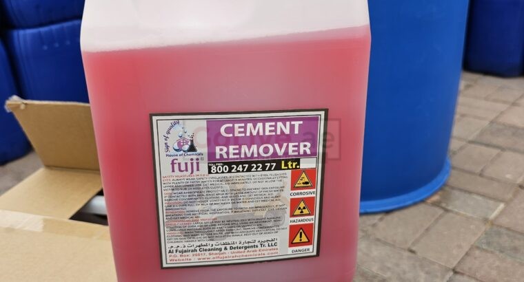 Clean cement residue ( GelAcid Cement Remover in UAE )