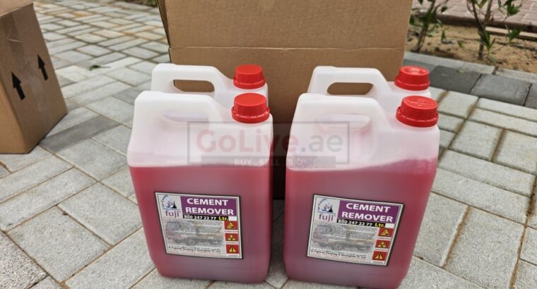 Industrial rust and cement remover in UAE ( Fuji Cleaning Acid )