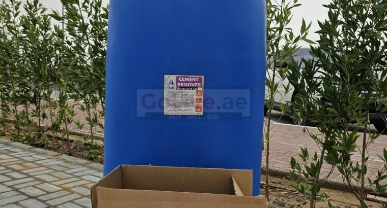 Industrial cement remover for tools and equipment ( Heavy machinery Cleaning Chemical in UAE )