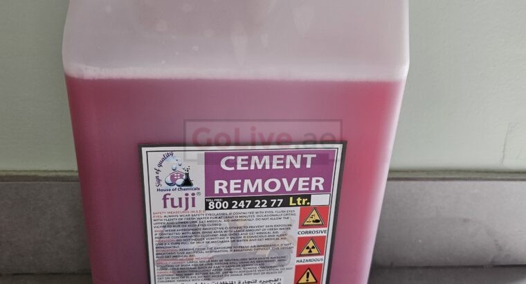How to remove cement stains ( Effective Cement Remover Chemical in UAE )