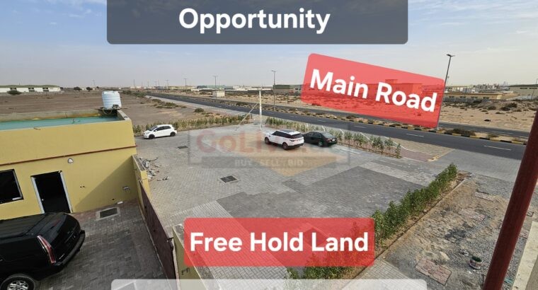 COMMERCIAL FREE HOLD BUILDING LAND AND READY 2 WAREHOUSES FOR SALE IN AL SAJAA INDUSTRIAL AREA SHARJAH