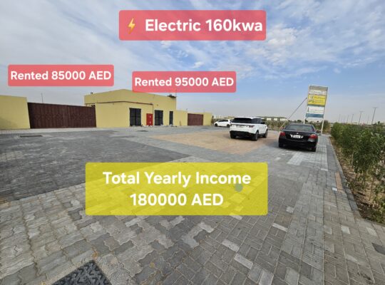 COMMERCIAL FREE HOLD BUILDING LAND AND READY 2 WAREHOUSES FOR SALE IN AL SAJAA INDUSTRIAL AREA SHARJAH