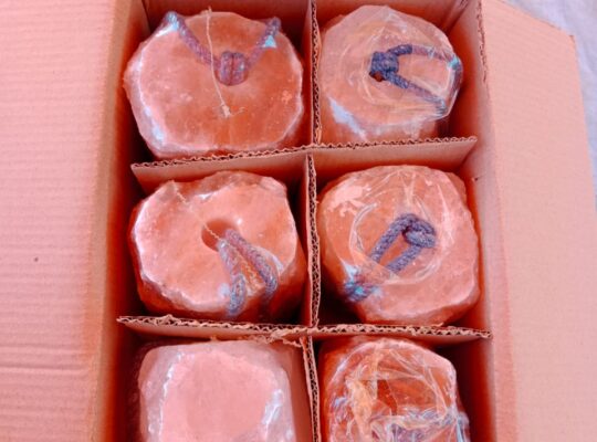Natural-cut Himalayan salt rocks in AL AIN ( Pink salt blocks for livestock )